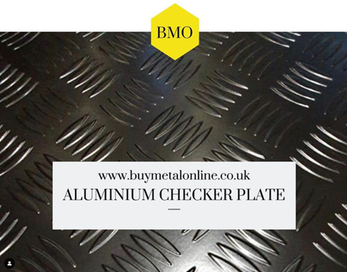 Scratched aluminium checker - aluminium,