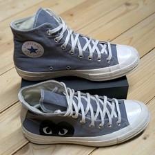 Comme Des Garcons Play X Converse Chuck 70 High Top - Grey | UK 8