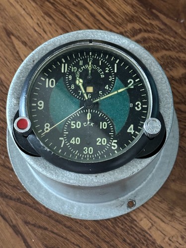 Soviet airforce cockpit watch - airforce,