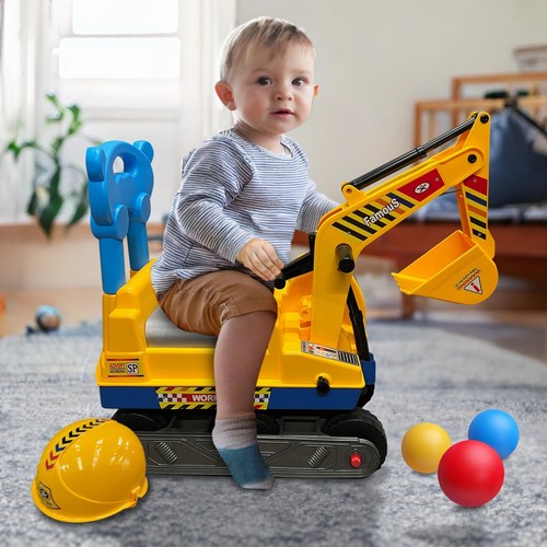 Kids ride digger - kids, on