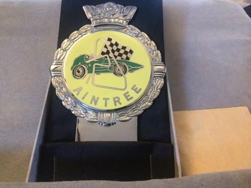 Aintree car badge unused - aintree, badge,