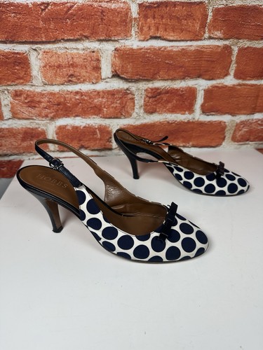 Hobbs slingback white blue - slingback,