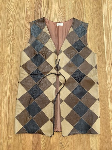 Vintage 1970s handmade leather