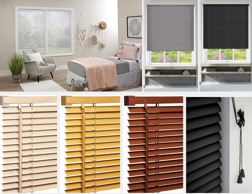 Pvc venetian blinds - pvc, wood