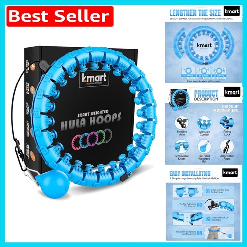 Lightweight blue hula ring - lightweight,