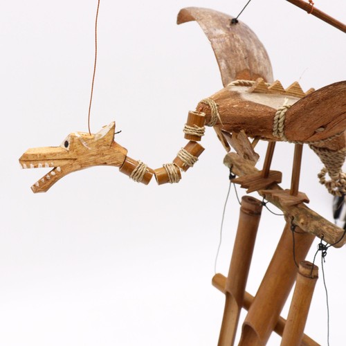 Coconut dragon wind chimes - coconut,