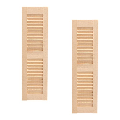 2pcs miniature shutters - miniature, tiny