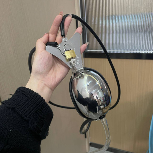 Metal male invisible chastity - male,
