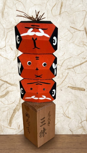 Three wise monkeys wood - three,
