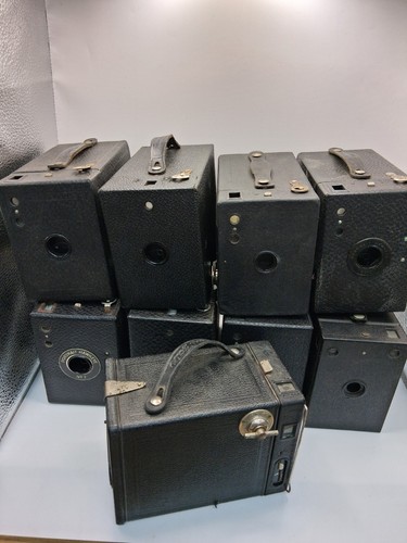 Vintage box cameras - vintage, x
