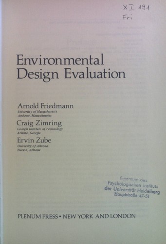Environmental design - environmental,