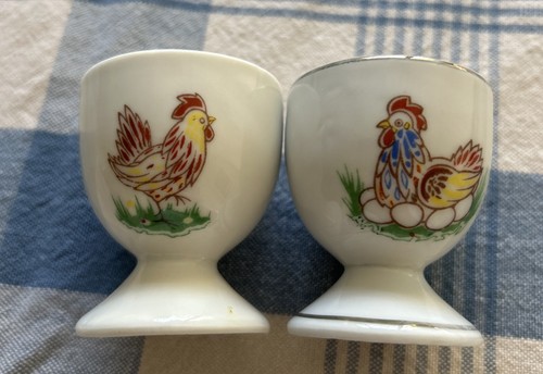 Vintage hen cockerel - x,