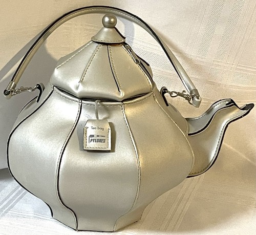 Vintage pylones teapot handbag - vintage,