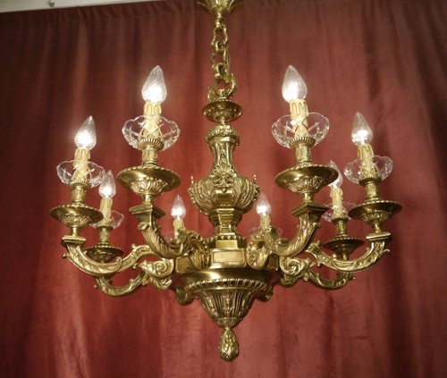 Heavy large chandelier - chandelier, french