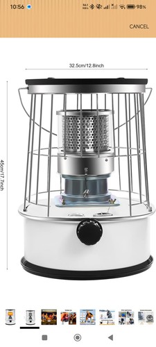 Portable kerosene heater - kerosene,