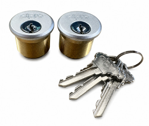 Screw round cylinder locks - round,