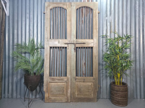 Pair vintage rustic - rustic, indian