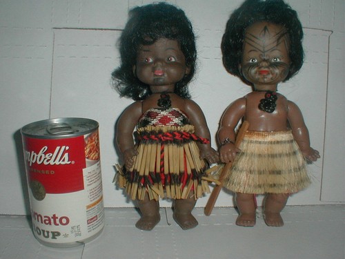 Vtg maori tribal plastic - maori, 8"