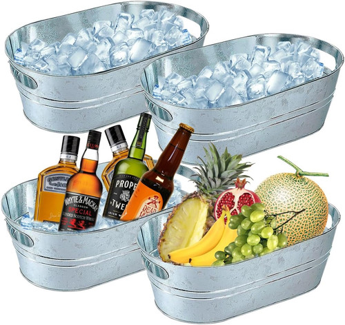 Pack galvanized tub - 4,