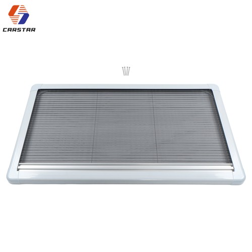 Grey blind flyscreen - flyscreen, motorhome