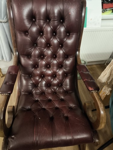 Vintage oxblood red leather - oxblood,