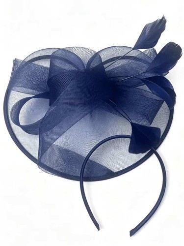 Large wedding fascinator - large,