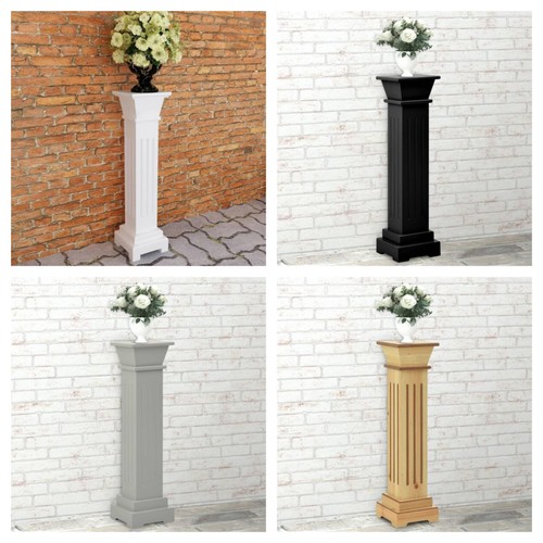 Flower pedestal stand wooden - flower,