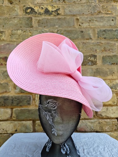 Light pink large straw - pink,