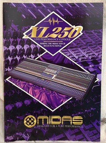 Midas xl250 live performance - midas,