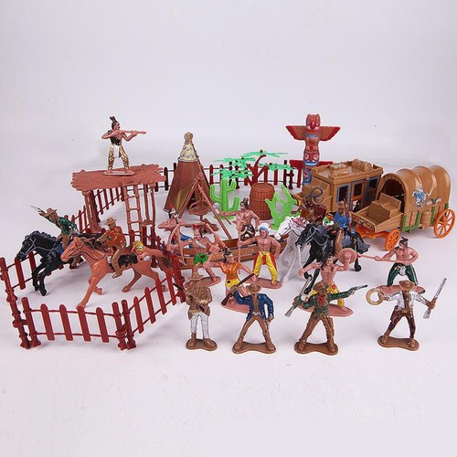 1set cowboys and indians - 1set,