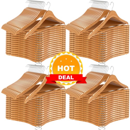 Wooden hangers pack - hangers, 20