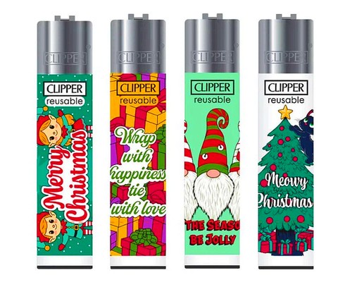 Christmas clipper lighters - christmas,