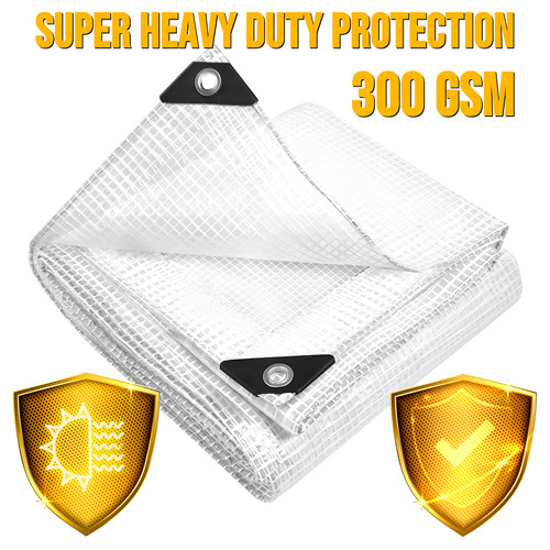 Clear leno tarpaulin super - clear,