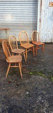 Four vintage solid wood - solid,