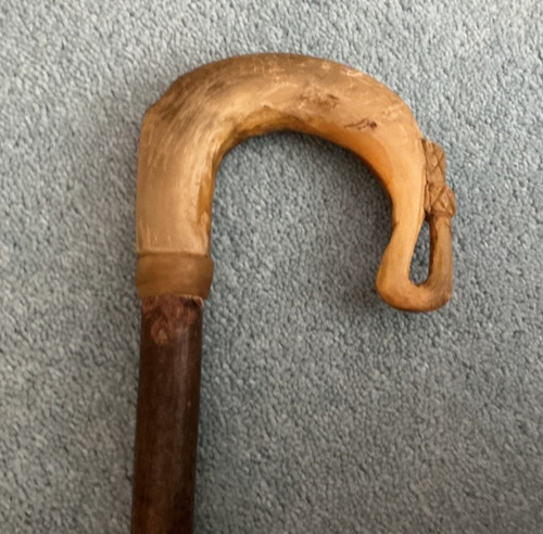 Vintage shepherds crook ram - vintage,