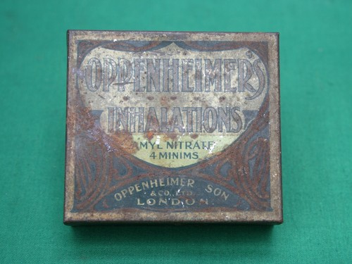 Vintage medication tin - medication,