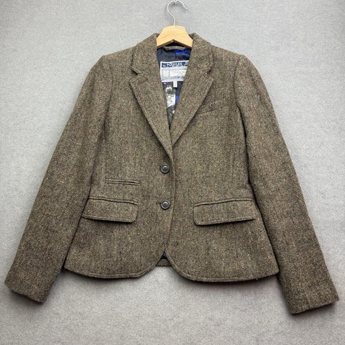 Joules tweed jacket brown - joules, uk