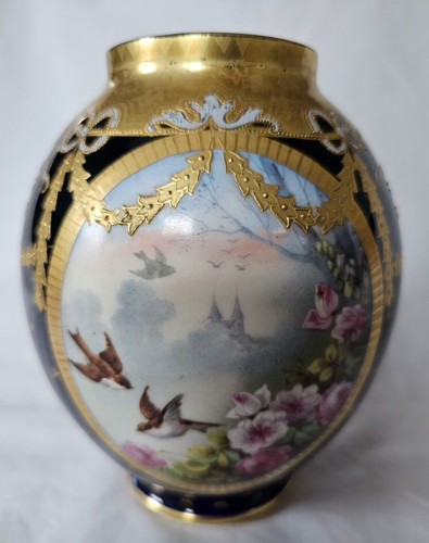 Hand painted bird design - hand,