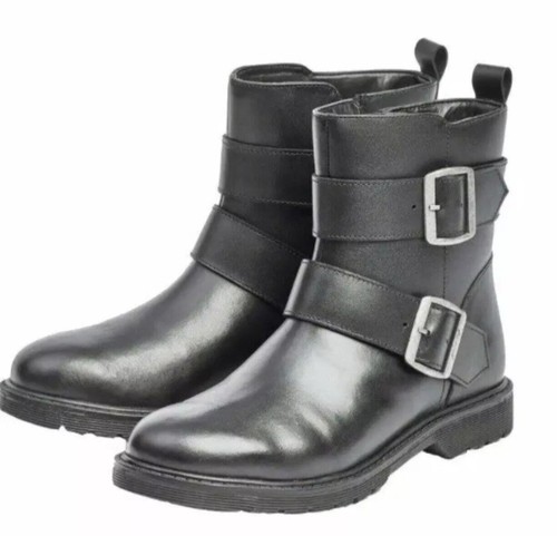 Pod blaire black leather biker - leather,