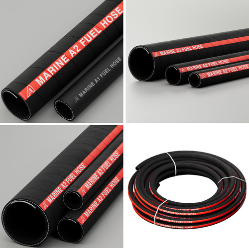 Marine rubber fuel hose - rubber,