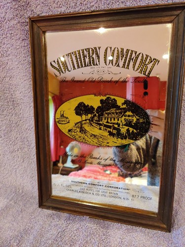 Vintage mirror with wooden - vintage,