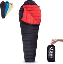 QEZER Down Sleeping Bag for