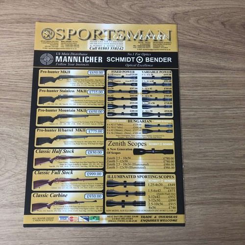 Guns101 magazine advert 12x9 - magazine,
