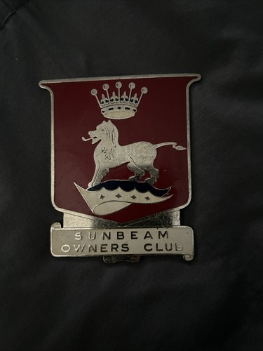 Vtg sunbeam owners club - vtg, car