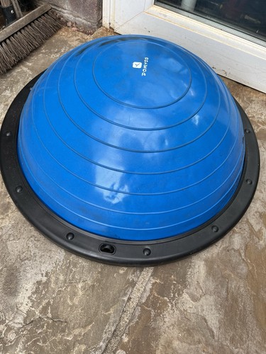 Balance and exercise ball with - and,