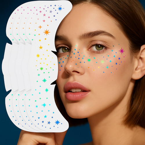 Face tattoo freckle transfer - face,