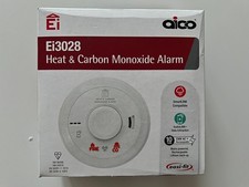 AICO Ei3028 Mains Powered Multi-Sensor Heat & Carbon Monoxide Alarm 2033 Expiry