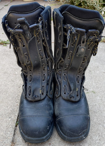 Black leather haix fire flash - black,