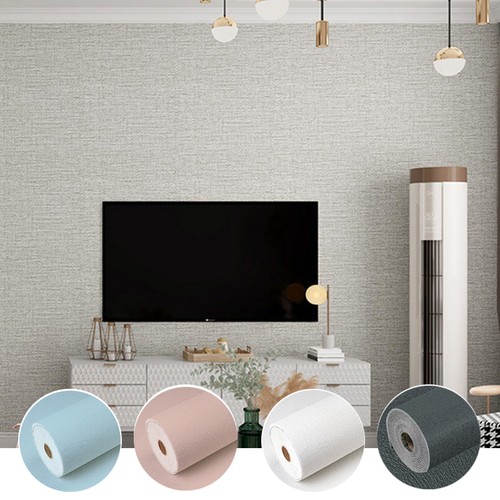 Plain linen wallpaper - linen,