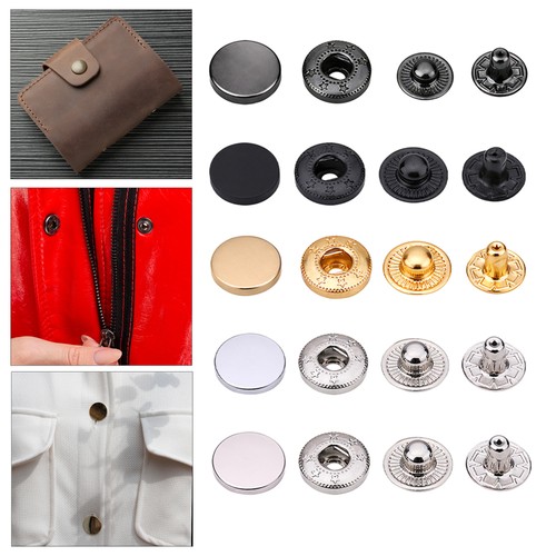 Metal press studs - press, snap